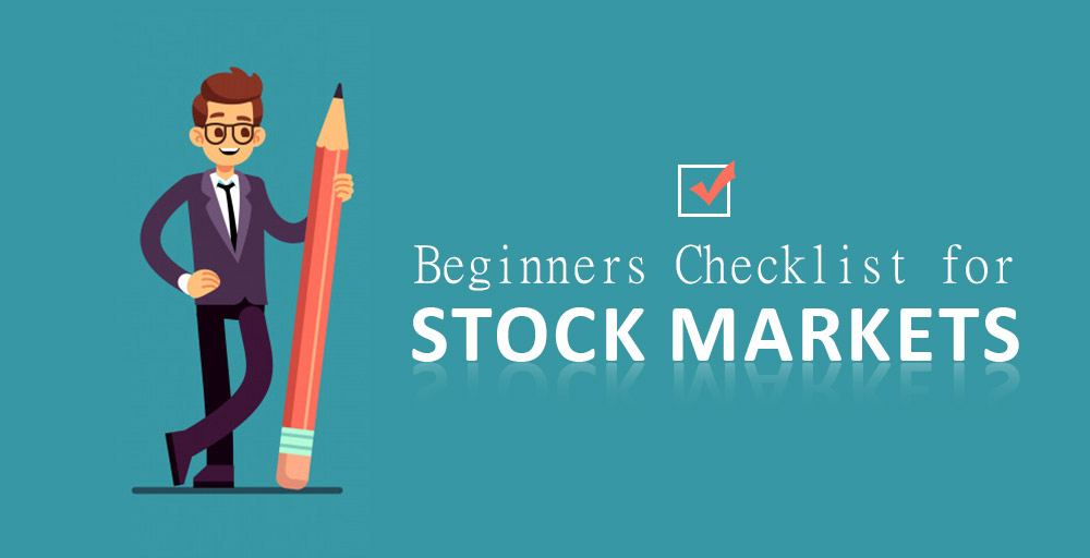 Beginner's checklist for stock market india